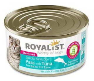 Royalist Pate Ton Balıklı Ezme Yaş 80 gr Kedi Maması kullananlar yorumlar